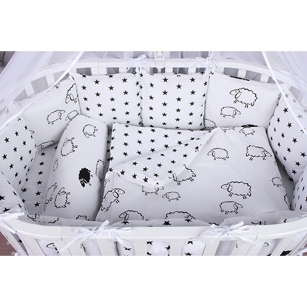 Комплект в кроватку AmaroBaby Home Elite, 4 предмета, бязь фото 4