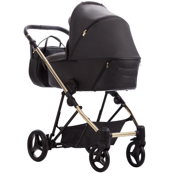 Детская коляска Bebetto Yoddi Premium Class PC 2 в 1 на золотой раме фото 1