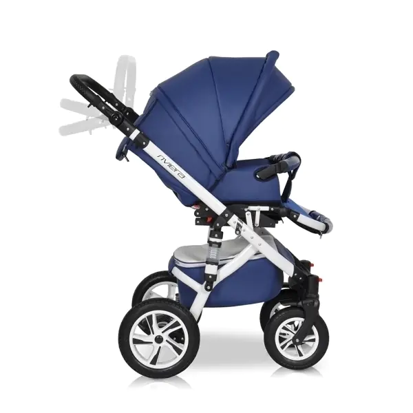 Детская коляска Caretto Riviera Vintage S 3 в 1, эко-кожа фото 11