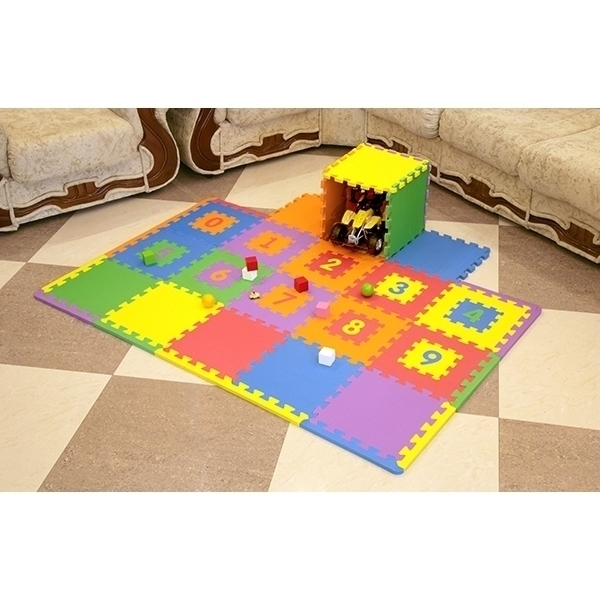 Игровой коврик-пазл Funkids 12" Цифры-1 KB-019, 10 плит фото 4