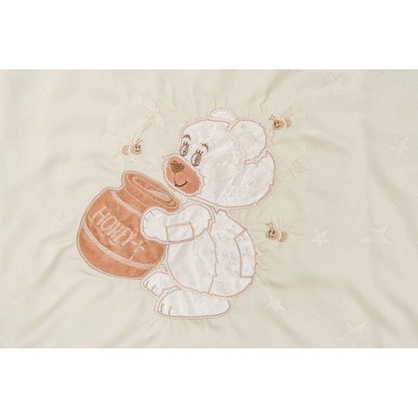 Набор постели в люльку Kids Fashion Bear Honey, 6 предметов фото 2