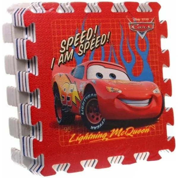 Коврик-пазл Играем Вместе Дисней Тачки, 8 сегментов, 31,5 х 31,5 см, арт. 178181/FS-588 фото 4