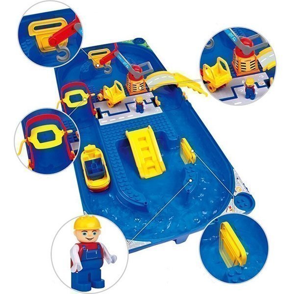 Водный трек Smoby Funland Big Waterplay арт. 55103 — как выглядит в жизни