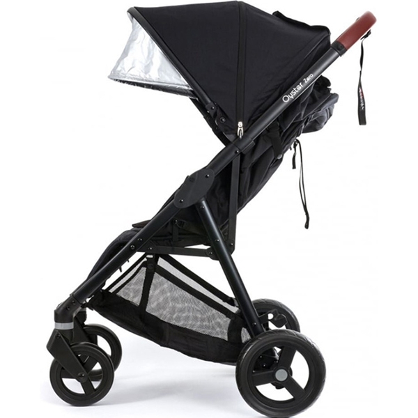 Детская прогулочная коляска Oyster Zero Stealth Special Edition, с накидкой на ножки фото 3