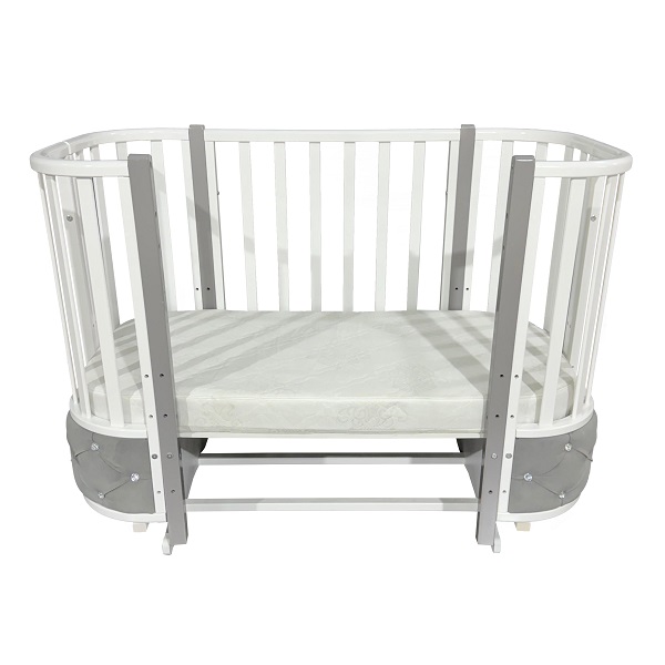 Детская кроватка Кедр Estelle Elegance 4 Велюр фото 2