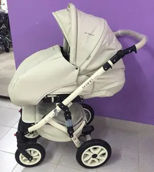 Детская коляска Riko Bruno (Brano) 2 в 1, эко-кожа фото 3