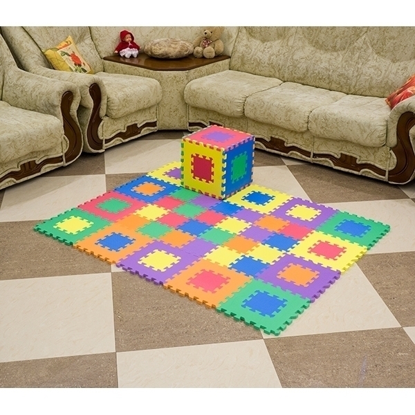 Игровой коврик-пазл Funkids 12" Симпл-6 KB-046-NT, 24 плиты фото 3