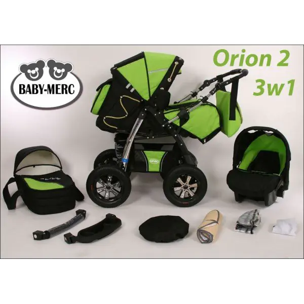 Детская коляска Baby-Merc Orion 2 3 в 1 фото 1