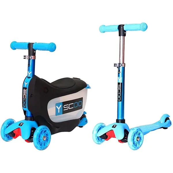 Каталка-самокат 3 в 1 Y-Scoo Mini Jump&Go фото 1