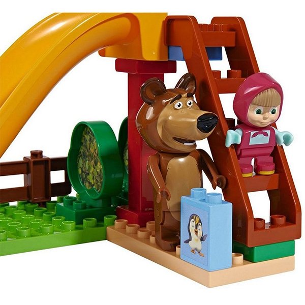 Конструктор Smoby Маша и Медведь, Бассейн, 29 деталей, 12/12 арт. 800057094 — как выглядит в жизни