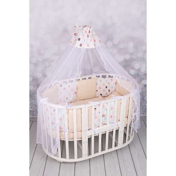 Комплект постели WB Premium в кроватку AmaroBaby Эскимо, 18 предметов фото 2
