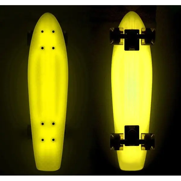 Скейтборд RT Y-Scoo Big Fishskateboard Glow 27" с сумкой арт. 402E, 68,6х19 фото 14