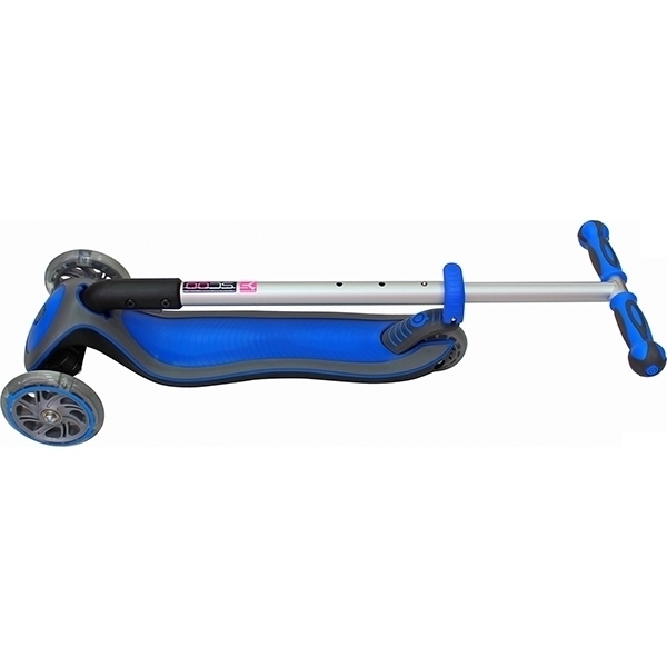 Трехколесный самокат Globber Elite FL My Free Fold Up 449 со светящимися колесами и платформой фото 11