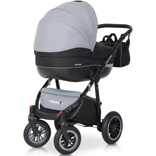 Детская коляска Expander Mondo Black 2 в 1 фото 1