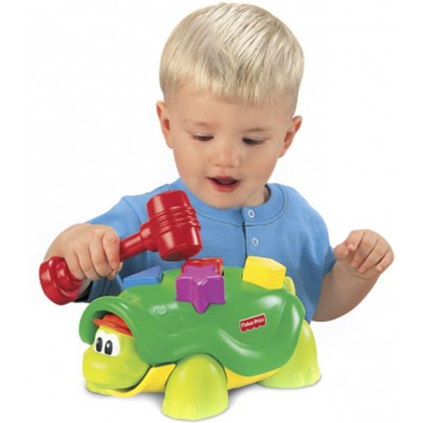 FP B0336 Сортер Fisher Price Учим Фигуры и Цвета - Черепашка фото 2