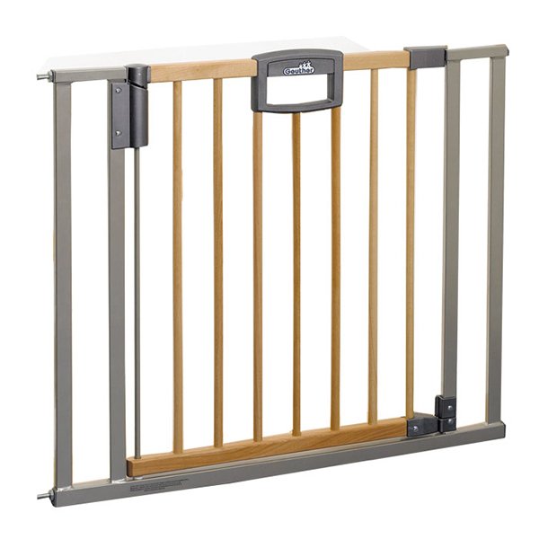 Фото Ворота безопасности Geuther Easy Lock Wood Plus с креплением на лестницу, реальные фотографии клиентов | Коляски-Кроватки.Ру