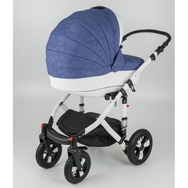 Фото Детская коляска Adamex Galactic Eco 2 в 1, 50% эко-кожа, реальные фотографии клиентов | Коляски-Кроватки.Ру