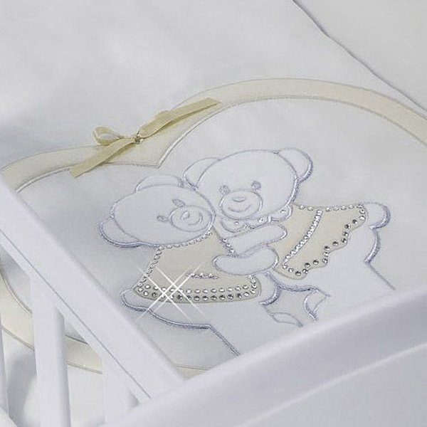 Фото Комплект постельного белья для колыбели Feretti Baby Beddings Culla, реальные фотографии клиентов | Коляски-Кроватки.Ру