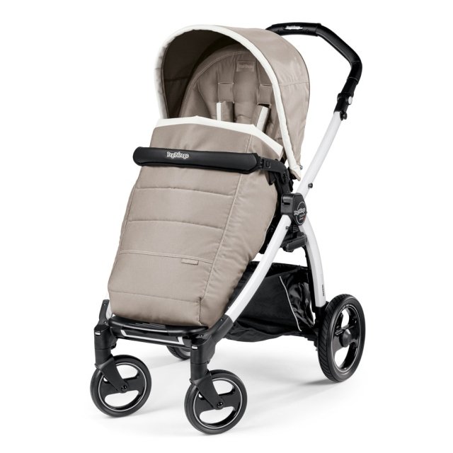 Фото Детская прогулочная коляска Peg-Perego Book S Plus Pop-Up, шасси White, реальные фотографии клиентов | Коляски-Кроватки.Ру