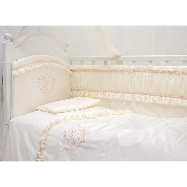 Комплект белья Makkaroni Kids Нежность, 6 предметов размер 120х60 - Фото