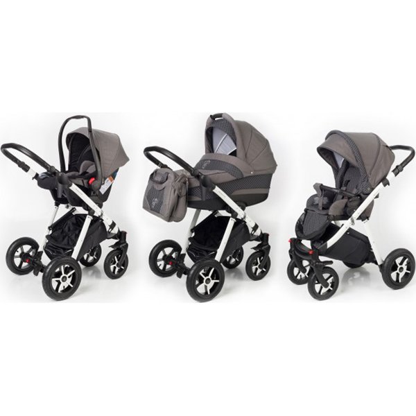 Фото Детская коляска Esspero Newborn Lux 3 в 1, шасси White, реальные фотографии клиентов | Коляски-Кроватки.Ру