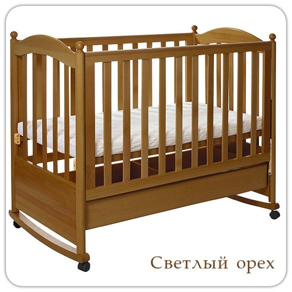 Кроватка детская Кубаньлесстрой АБ 18.1 "Семицветик" фото 3