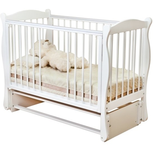 Фото Детская кроватка Noony Wood Simple с продольным маятником, реальные фотографии клиентов | Коляски-Кроватки.Ру