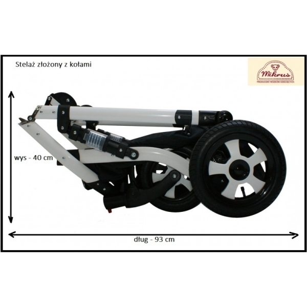 Детская коляска Mikrus Cruiser New 2 в 1 фото 14