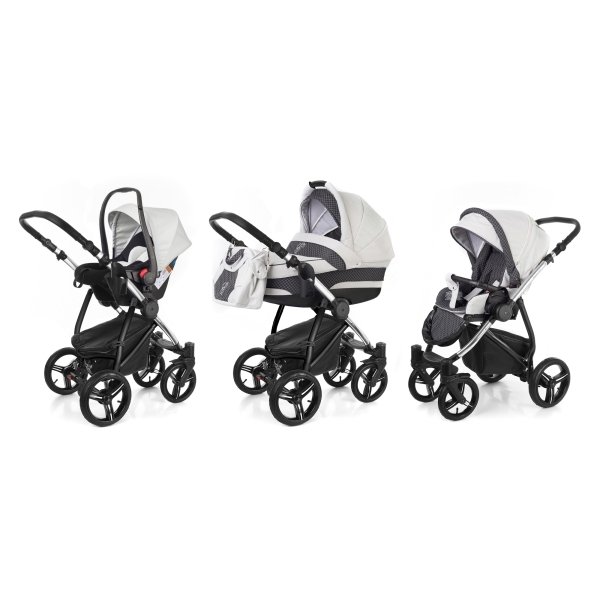 Фото Детская коляска Esspero Newborn Lux 3 в 1, шасси Chrome, реальные фотографии клиентов | Коляски-Кроватки.Ру