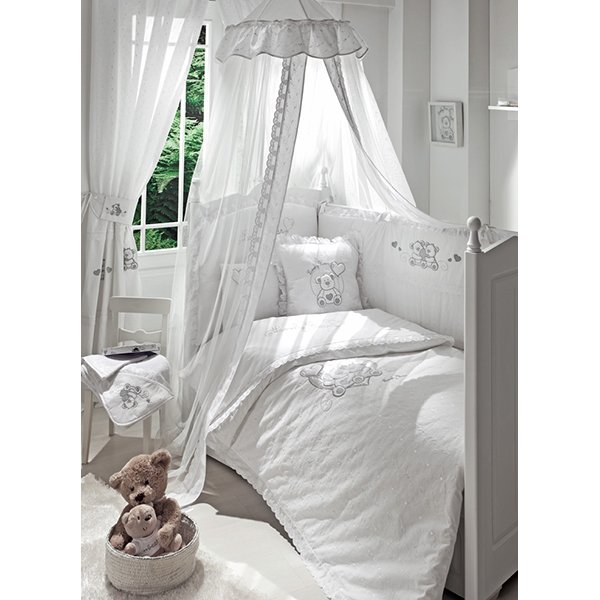 Фото Комплект в кроватку Fiorellino Lovely Bear, 5 предметов, реальные фотографии клиентов | Коляски-Кроватки.Ру
