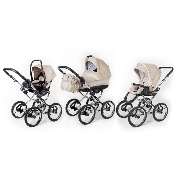 Фото Детская коляска Esspero Classic 3 в 1, шасси Chrome, реальные фотографии клиентов | Коляски-Кроватки.Ру
