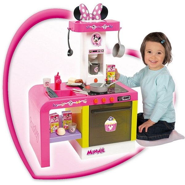 Игровая кухня Smoby Cheftronic Minnie со звуком и светом арт. 24197 фото 1