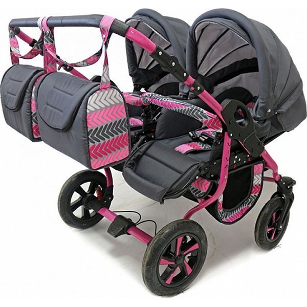 Детская коляска для двойни Polmobil Viva 2 в 1 фото 2