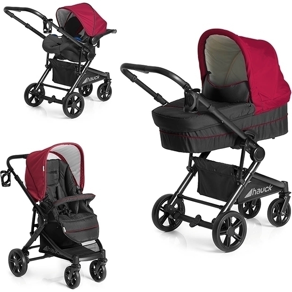 Фото Детская коляска Hauck Atlantic Plus Trio Set 3 в 1, реальные фотографии клиентов | Коляски-Кроватки.Ру