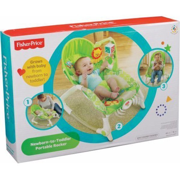 Кресло-качалка Fisher Price Львенок из Тропического Леса фото 1