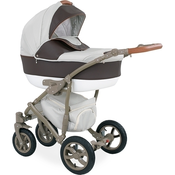 Детская коляска Caretto Caprise F 3 в 1, ткань+эко-кожа Детская коляска Caretto Caprise F 3 в 1, ткань+эко-кожа - Фото