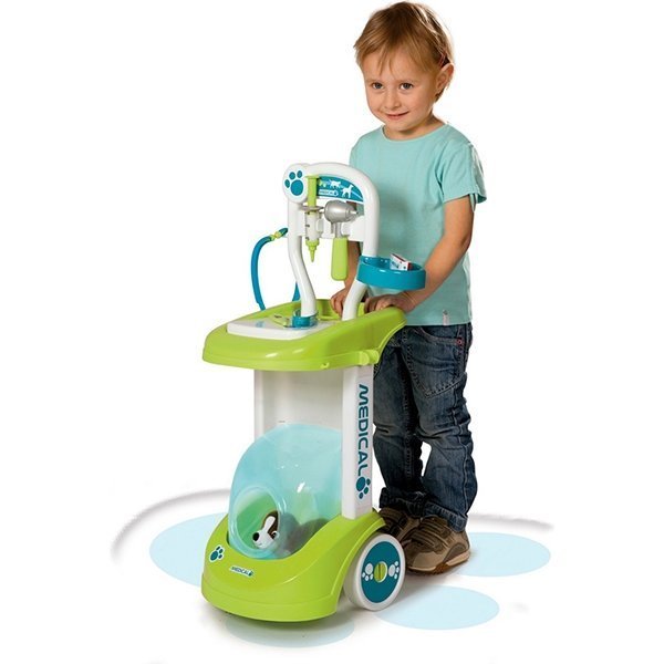 Тележка доктора-ветеринара Smoby + 8 аксессуаров арт. 24604 фото 2