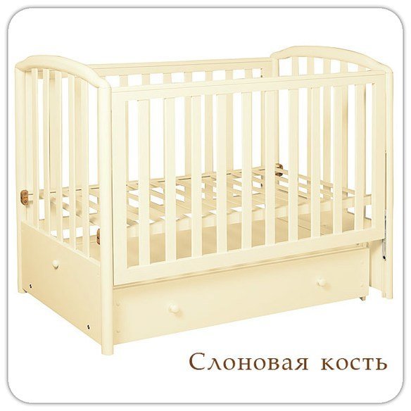 Детская кроватка Кубаньлесстрой Маргаритка АБ 18.2 фото 3