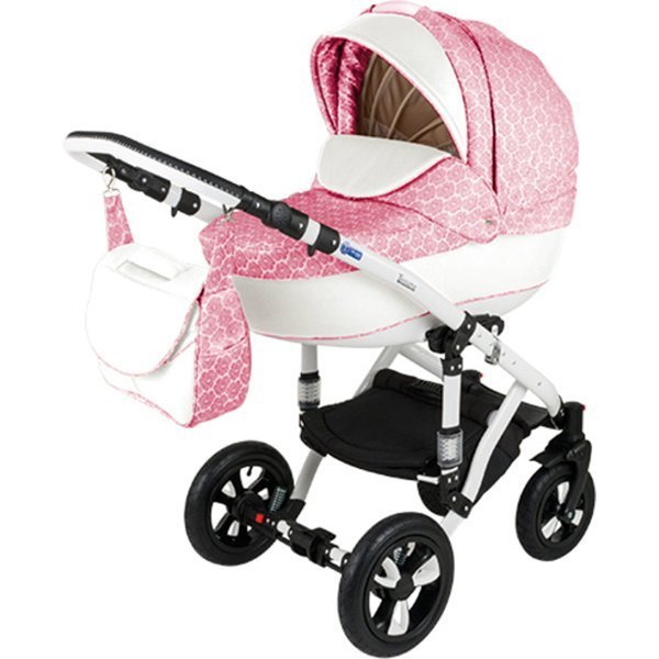 Фото Детская коляска Bebe-mobile Toscana Ecco 2 в 1, эко-кожа, реальные фотографии клиентов | Коляски-Кроватки.Ру