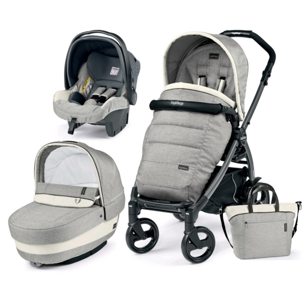 Фото Детская коляска Peg-Perego Book Plus Completo 3 в 1, шасси Jet, реальные фотографии клиентов | Коляски-Кроватки.Ру