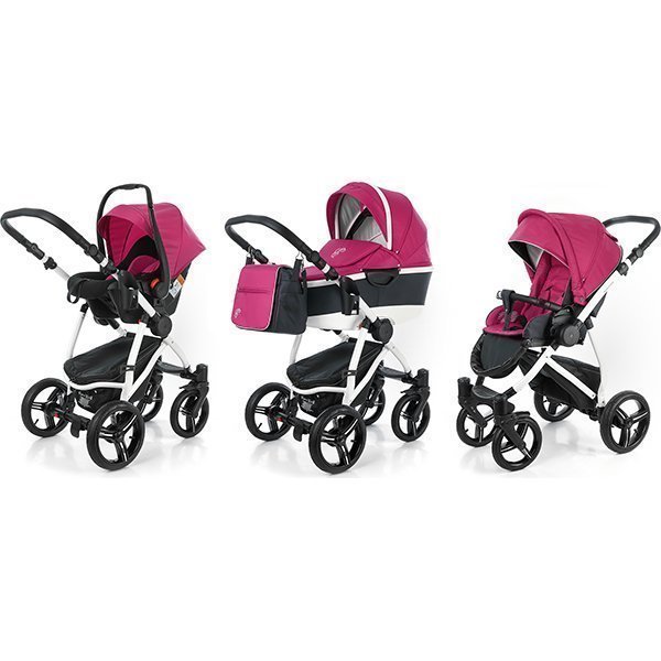 Фото Детская коляска Esspero Newborn Lux Alu 3 в 1, шасси White, реальные фотографии клиентов | Коляски-Кроватки.Ру