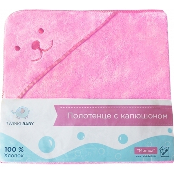 Детское полотенце с капюшоном Twinklbaby Мишки фото 1