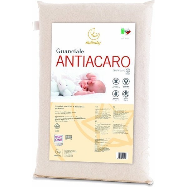 Фото Детская подушка Italbaby Antiacaro 38 х 58 см в кроватку, реальные фотографии клиентов | Коляски-Кроватки.Ру