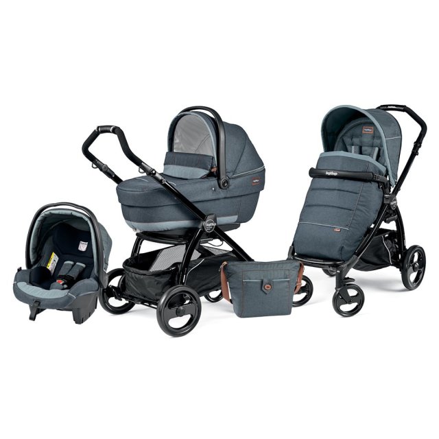 Фото Детская коляска Peg-Perego Book Plus Completo 3 в 1, шасси Black, реальные фотографии клиентов | Коляски-Кроватки.Ру
