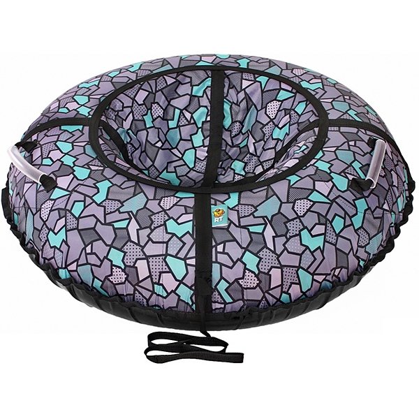 Надувные санки-тюбинг RT Пазлы бирюзовые фото 1