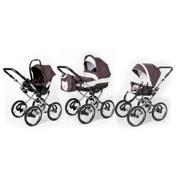 Фото Детская коляска Esspero Classic 3 в 1, шасси Chrome, реальные фотографии клиентов | Коляски-Кроватки.Ру