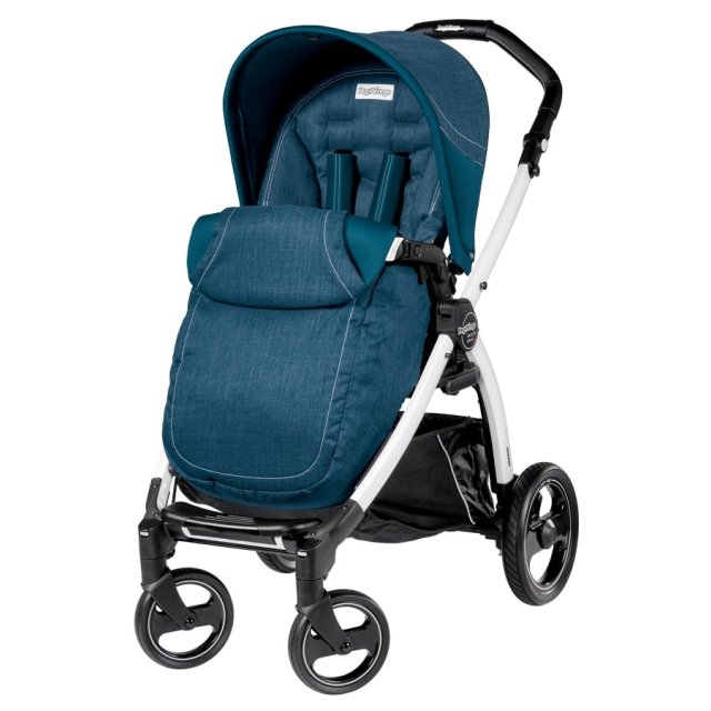 Фото Детская прогулочная коляска Peg-Perego Book S Plus Pop-Up, шасси White, реальные фотографии клиентов | Коляски-Кроватки.Ру
