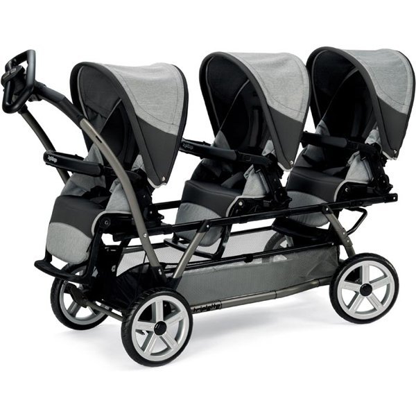 Детская прогулочная коляска для тройни Peg-Perego Triplette Pop-Up фото 4