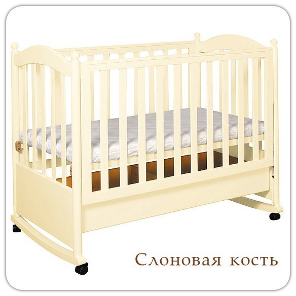 Кроватка детская Кубаньлесстрой АБ 18.1 "Семицветик" фото 6
