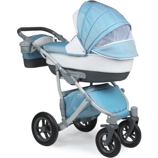 Детская коляска Caretto Caprise F 3 в 1, ткань+эко-кожа фото 11